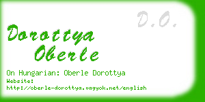 dorottya oberle business card